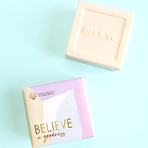 Believe in Goodness Bar Soap- indulge in the goodness that awaits you in the days ahead.